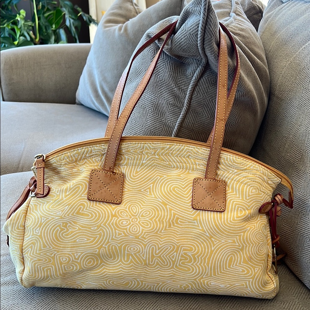 Dooney & Bourke Yellow Patterned Women's Bag